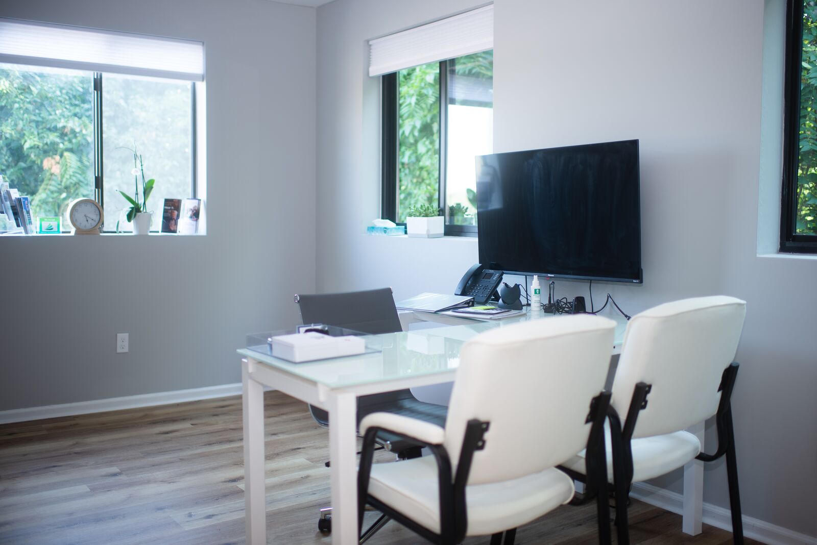 KC Hearing Center exam room and clinic interior