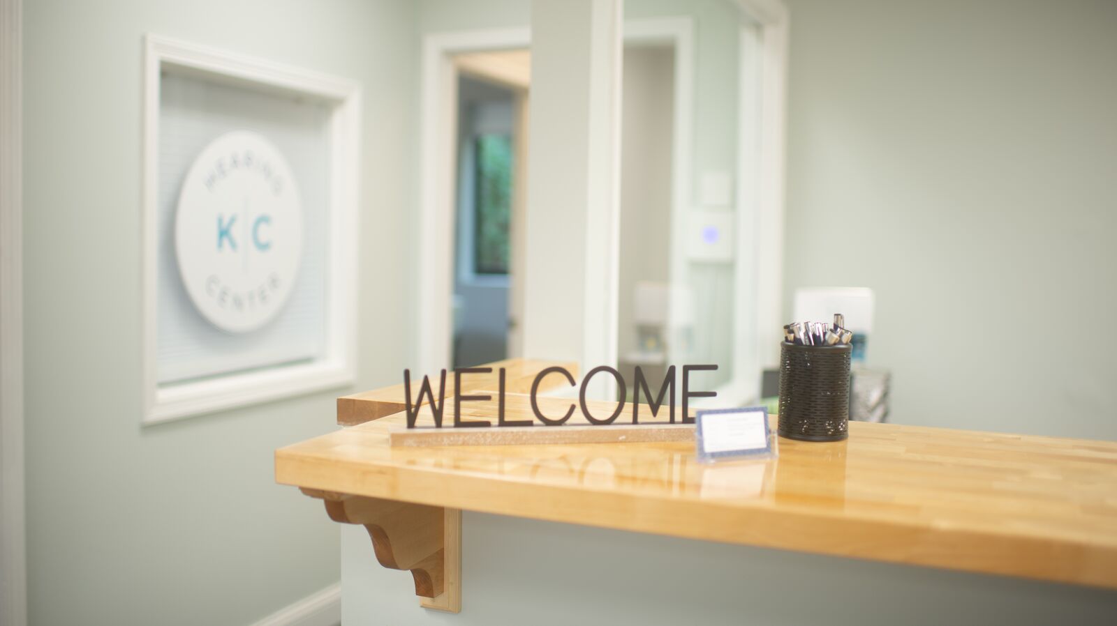 Warm welcome at KC Hearing Center — our offices are designed to put patients at ease