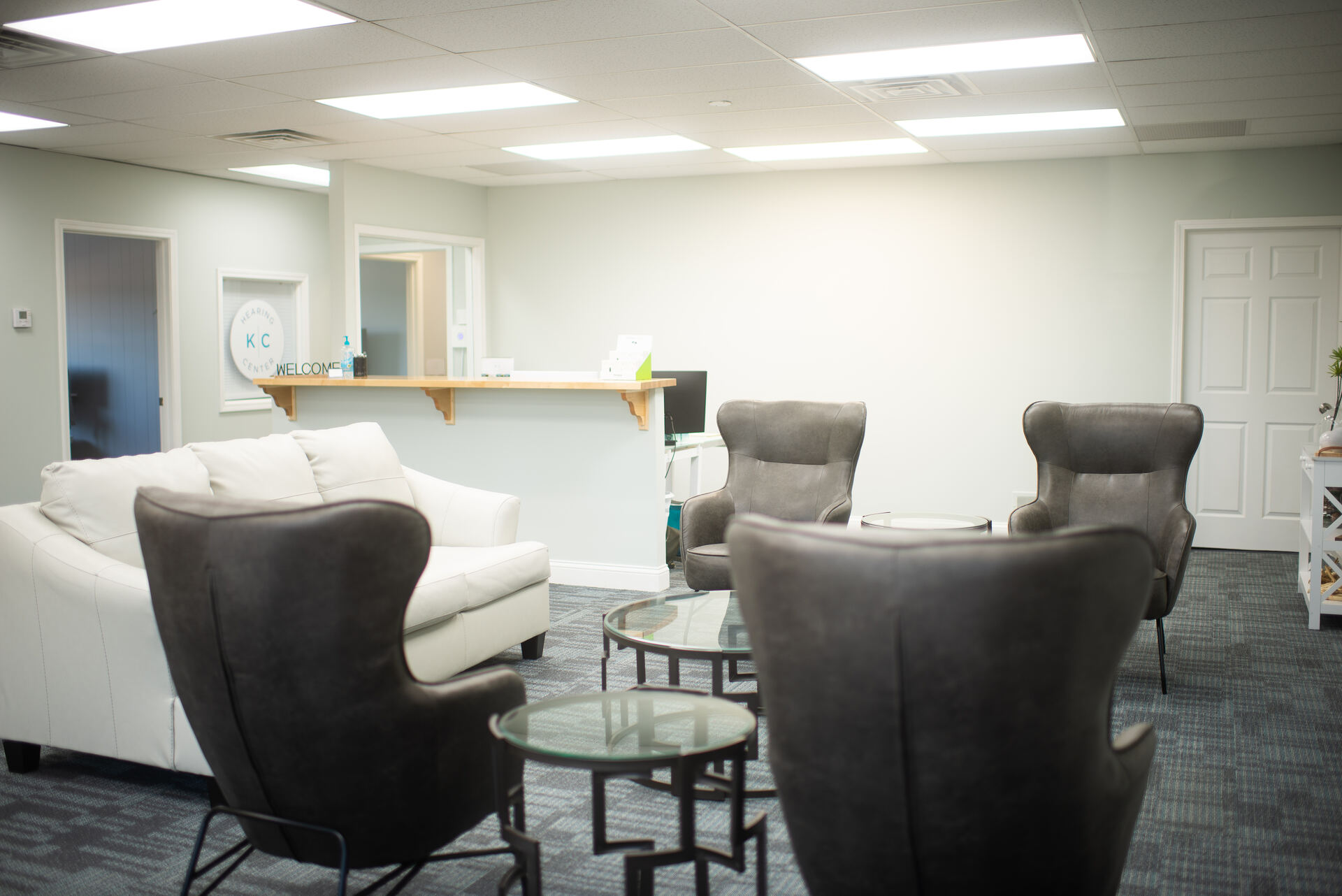 KC Hearing Center waiting room